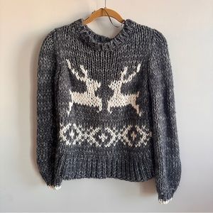 Free People Christmas Knit Sweater
